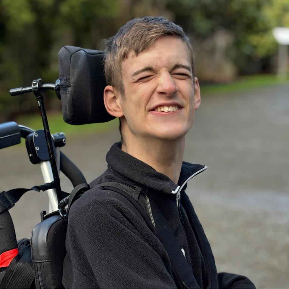 Me in my powerchair at the wildlife recovery center Me in my powerchair at the wildlife recovery center